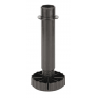 Küchentischfuß aus Kunststoff mit großem Verstellbereich. Es ist notwendig, einen Adapter für den Fuß zu kaufen
Höhenverstellung der einzelnen Füße:
50 mm: 50 - 60 mm
70 mm: 62 - 86 mm
80 mm: 74 - 110 mm
100 mm: 89 - 125 mm
110 mm: 99 - 135 mm
130 mm: 119 - 155 mm
150 mm: 139 - 175 mm
180 mm: 169 - 205 mm 