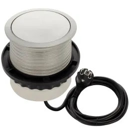 Ausziehbare elektrische Steckdose TETRABOX FRENCH 3x 230V + 2x USB / Aluminium