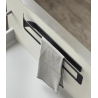 Design-Handtuchhalter mit Montage in die Innenschublade oder Wandmontage in einer Gesamtlänge von 336 mm