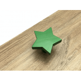 Holzknopf STAR / Grün