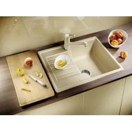 Steingutspülbecken Blanco ZIA 40 S / Kaffee