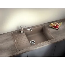 Blanco ZIA XL 6 S Compact Spülbecken aus Keramik / Kaffee