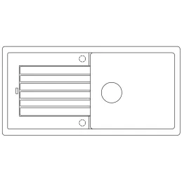 Blanco ZIA XL 6 S Spülbecken aus Keramik / Kaffee