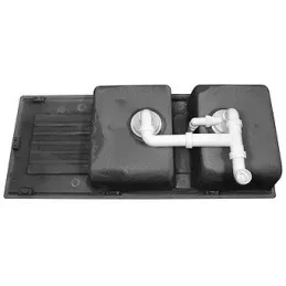 Küchenspüle aus Keramik Blanco ZIA 8 S / Schwarz