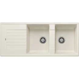 Keramikspüle Blanco ZIA 8 S / Weiß soft