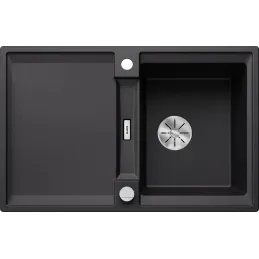 Blanco ADIRA 45 S Spülbecken aus Keramik mit Exzenter / Schwarz
