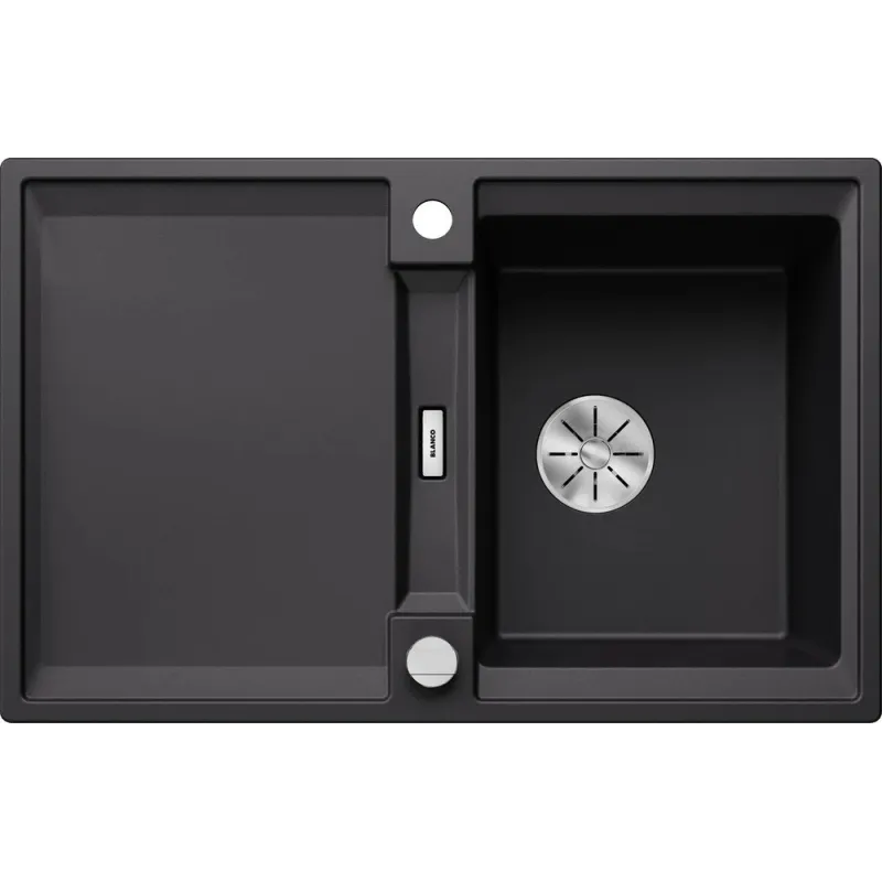 Blanco ADIRA 45 S Spülbecken aus Keramik mit Exzenter / Schwarz