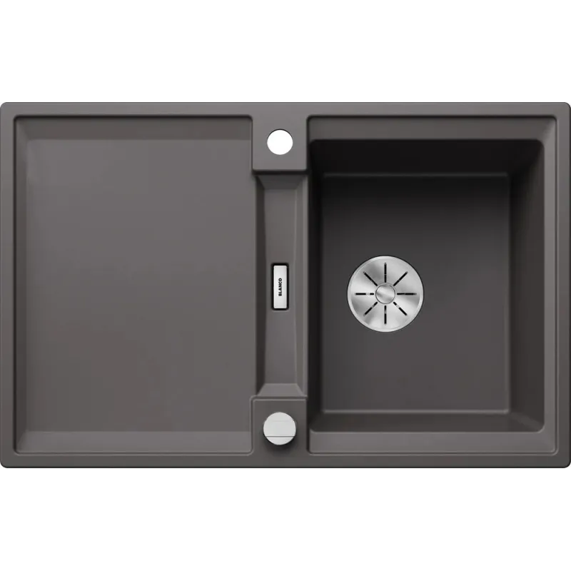 Blanco ADIRA 45 S Spülbecken aus Keramik mit Exzenter / Grauer Stein