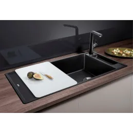 Blanco AXIA III XL 6 S Keramikspüle mit Exzenter / Schwarz