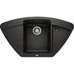 Blanco ZIA 9 E Eckspüle aus Keramik / Anthrazit