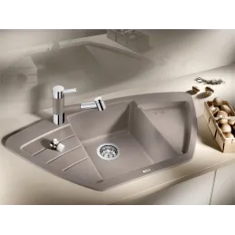 Keramische Eckspüle Blanco ZIA 9 E / Weiß