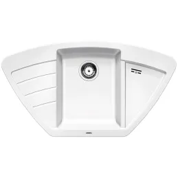 Keramische Eckspüle Blanco ZIA 9 E / Weiß
