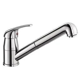 Set Blanco Edelstahlspüle DANA 6 + Armatur DARAS-S mit Brause / Glänzendes Chrom