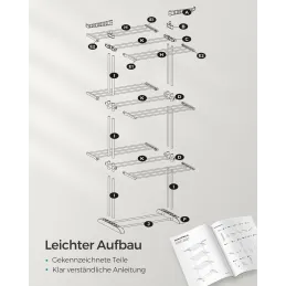 Wäschetrockner MONTES / Anthrazit