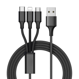 Handy-Ladegerät 3in1 USB-A...