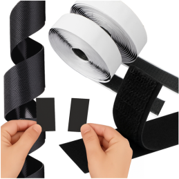 Selbstklebendes Klettband...