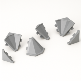 Satz Endstücke für...