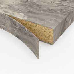 ABS-Kante zum Arbeitsplatte...