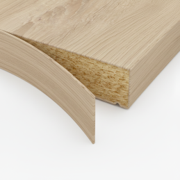 ABS-Kante zur Arbeitsplatte...