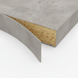 ABS-Kante zur Arbeitsplatte...