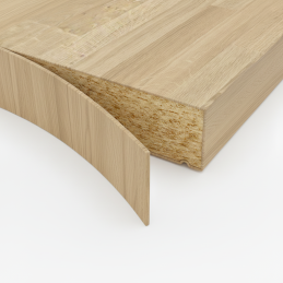 ABS-Kante zur Arbeitsplatte...