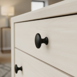 Knopfgriff XENA / Schwarz matt