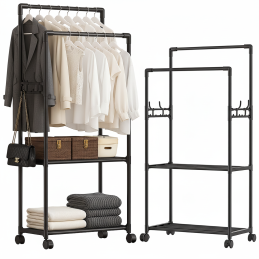 Kleiderständer mit Rollen...