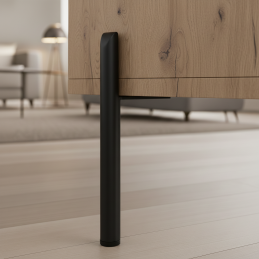 Möbelbein VIONA / Schwarz matt