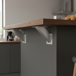 Barkonsole INEZ 45°/ Edelstahl