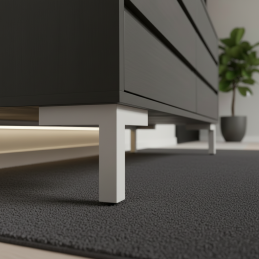 ANGEL Möbelbein / Weiß matt