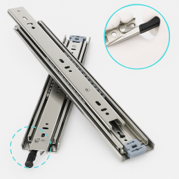 Kugelauszug mit Arretierung...