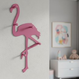 Wandaufhänger FLAMINGO / Rosa