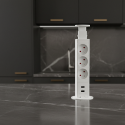 Ausziehbare Steckdose...