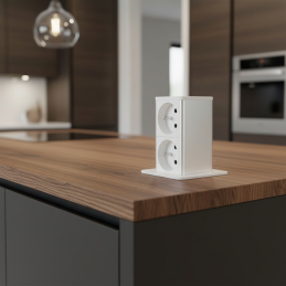 Ausziehbare Steckdose...