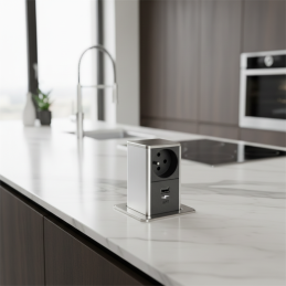 Ausziehbare Steckdose...