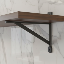 Regalhalter ZAIRA / Schwarz...