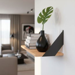 Regalhalter MARCOS / Schwarz