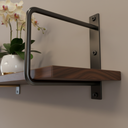 Regalhalter VICTORIA / Schwarz