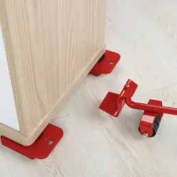 Set zum Verschieben von Möbeln und Geräten / Rot