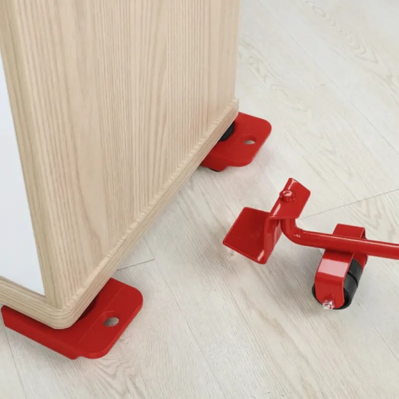 Set zum Verschieben von Möbeln und Geräten / Rot