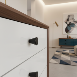 Griffknopf MANGO / Schwarz...