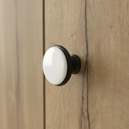 Knopf BLANCA / Schwarz -...