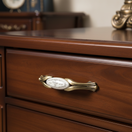 Keramikgriff FRIDA / Altgold