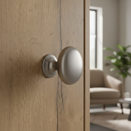 Knopf CAMORA / Nickel matt