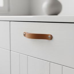 Ledergriff DOLCE OVAL / Braun