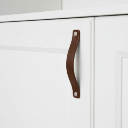 Ledergriff DOLCE / Dunkelbraun