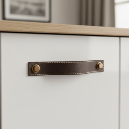 Griff SAMSONITE / Leder braun