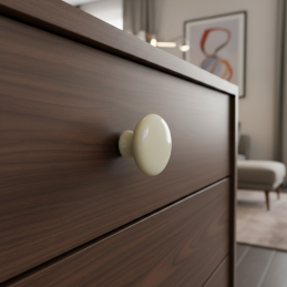 Knopf FRAGILE / weißes...