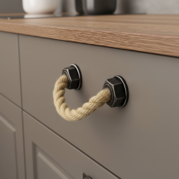 Griff SPACCATA / Altschwarz