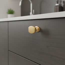 Knopfgriff AMADORA / Altgold